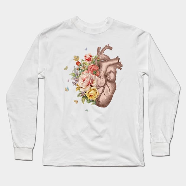 Open your Heart Long Sleeve T-Shirt by enkeldika2